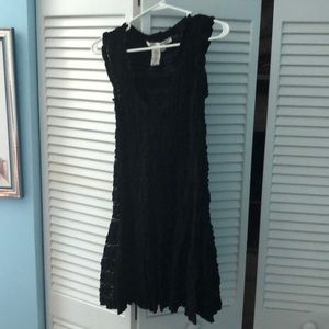 Black lace dress